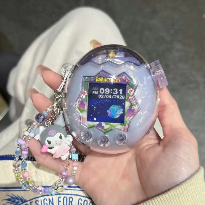 Bandai Model Tamagotchi - たまごっちパラダイス保護ケースマカロンカラーコントラストフルカバー耐衝撃シェルたまごっち電子ペットおもちゃ子供用