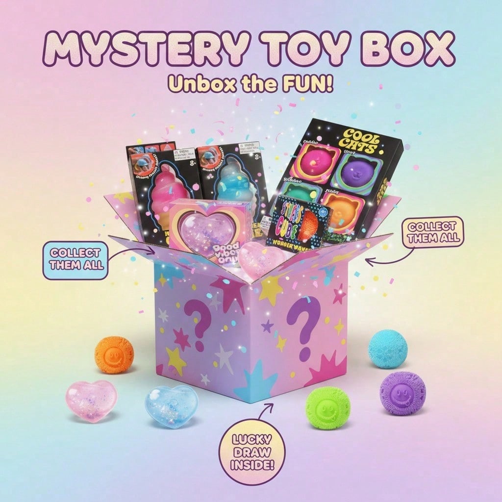 100個以上入り感覚玩具スクイーズブラインドボックスシリーズ - Mystery Box Blind Bag のレビューと価格